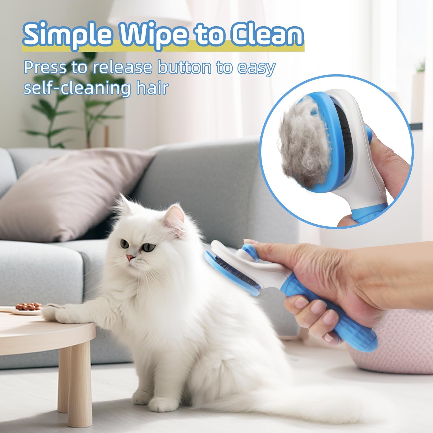 Zenitail™ Pro-Groom Self-Cleaning Brush