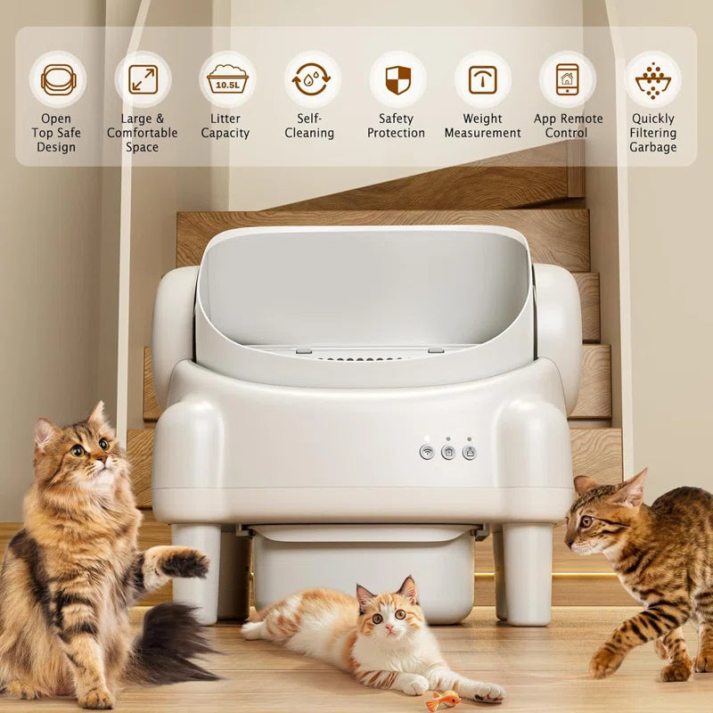 Zenitail™ Smart Self-Cleaning Litter Box