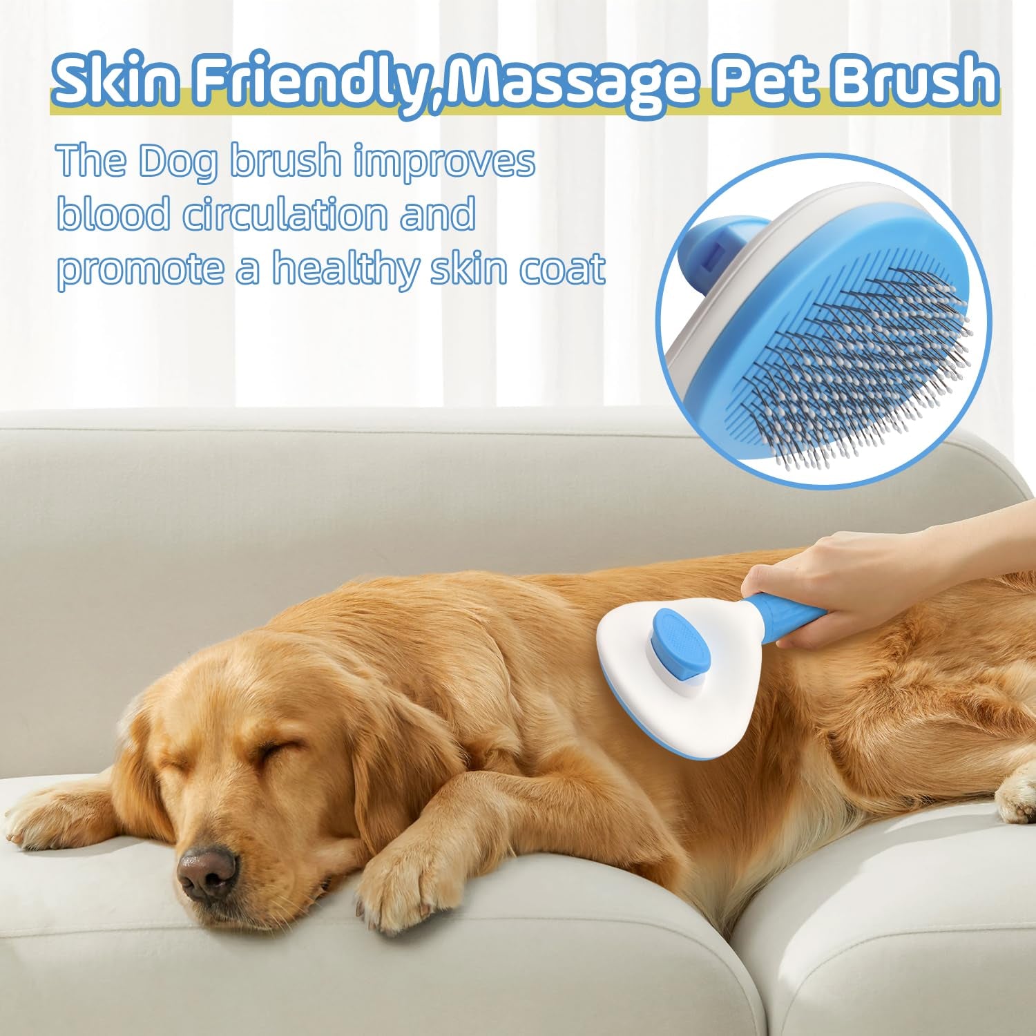 Zenitail™ Pro-Groom Self-Cleaning Brush