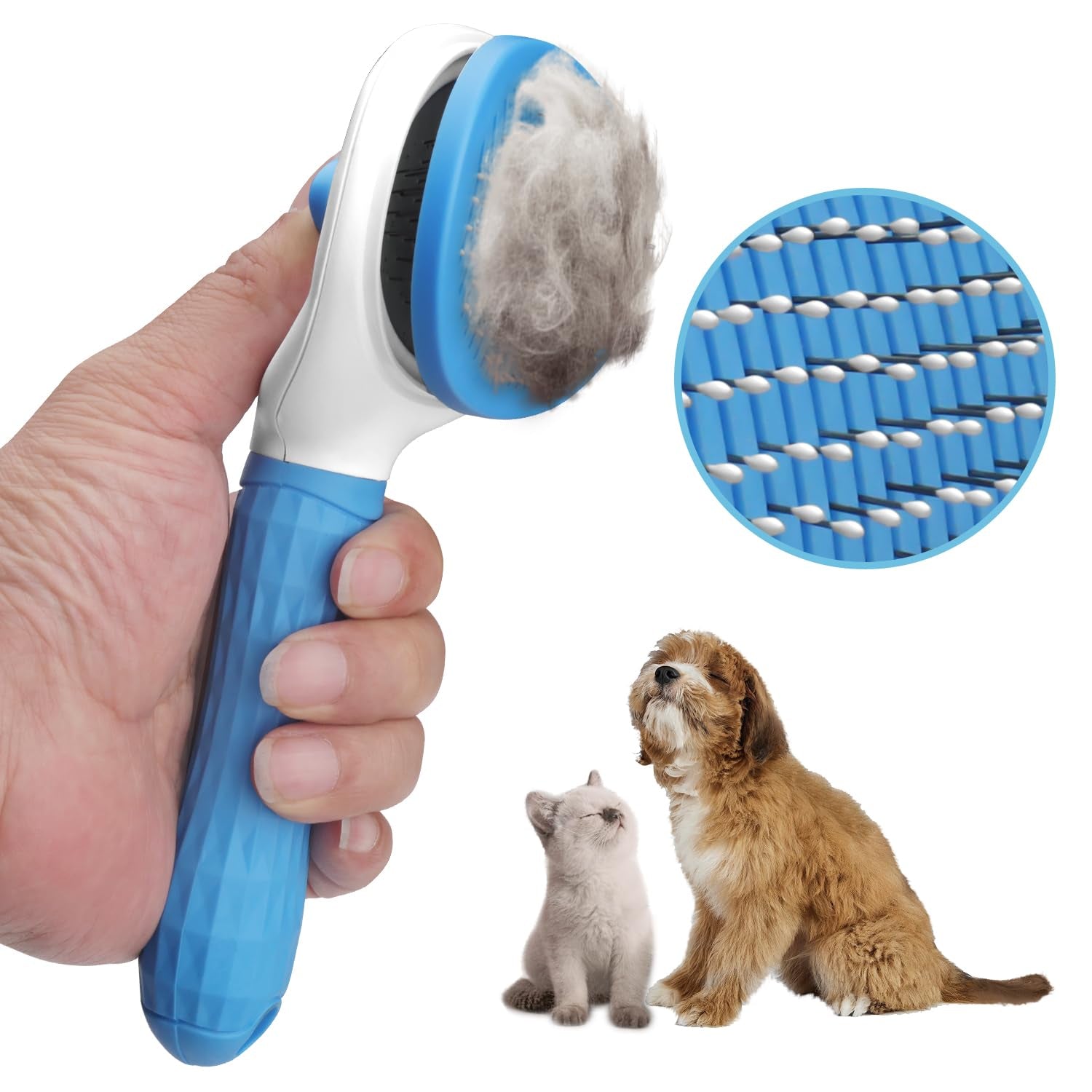 Zenitail™ Pro-Groom Self-Cleaning Brush