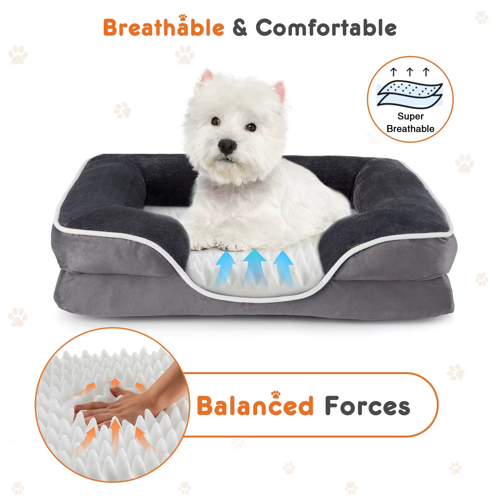Zenitail™ Cloud-Soft Orthopedic Memory Foam Bed